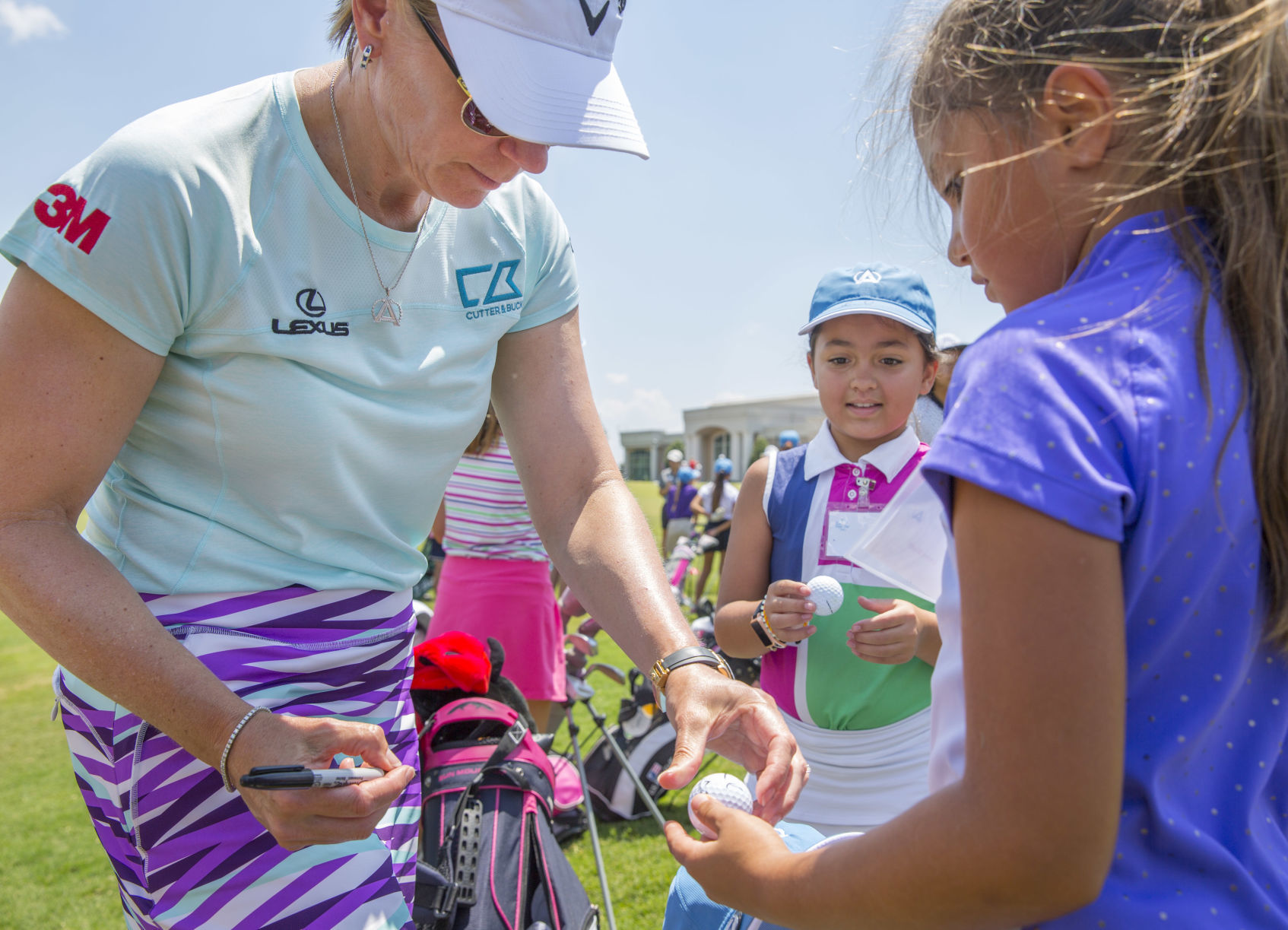Anikka Sorenstam golf clinic